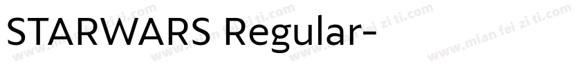 STARWARS Regular字体转换